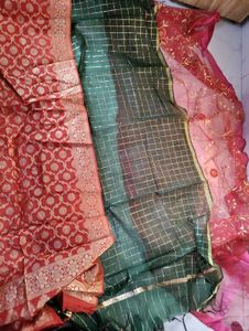 Elegant Dupatta Set of Three