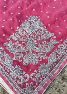 🌈💐fastiva special Elegant Pink Saree🌹🌸