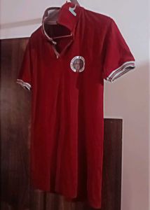 Vintage Styled Redish-Maroon T-SHIRT