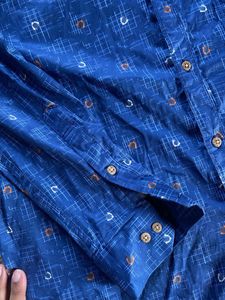 Commonsense Blue Patterned Shirt