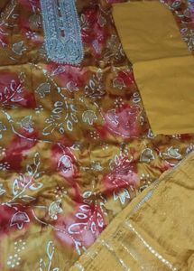 Elegant Ethnic Kurta bottom dupatta unstiched
