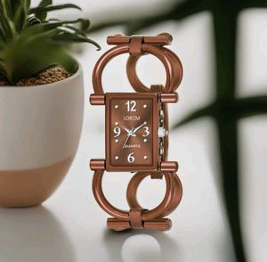 Unique Bronze Bangle Watch