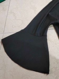 Black Fashion Neck Top Woman