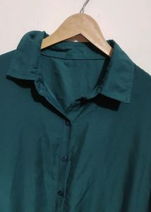 Dark Green Color Shirt For Girl Or Women