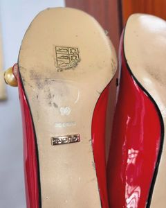 Authentic Gucci Patent Leather Mary Jane Heel
