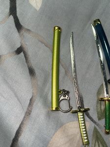 swords and ace keychain