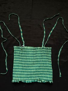 Green Tube/crop Top