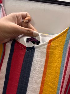 Striped Sleeveless Slip Dress