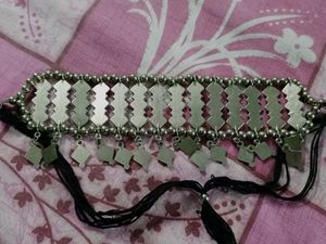 💗😚💗Beautiful Mirror Work Choker Necklace 💗😚💗