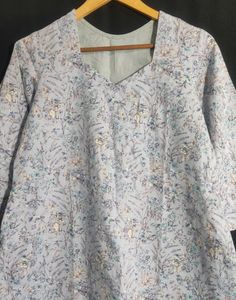 Light Lavender Printed Kurti (Women)