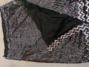 Saree With Sequence Work