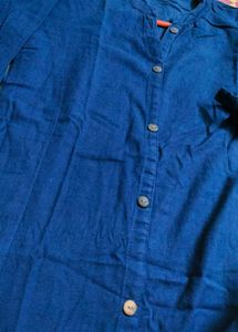 Blue  Shirt Dress