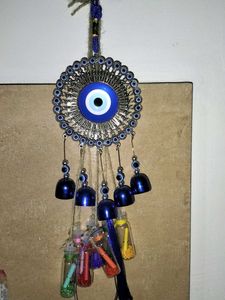 Evil Eye Dream Catcher With Bottle Shaped Letter