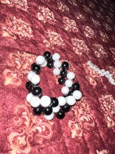 Colorful Heart Bead Bracelet Set Of 8