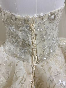Luxury sparkle bridal gown