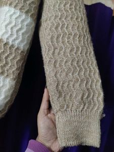 Striped V-Neck Sweater