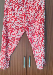 Floral Red Top