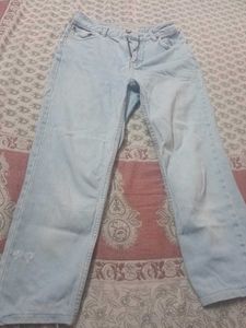 Light Wash Wide Leg Jeans