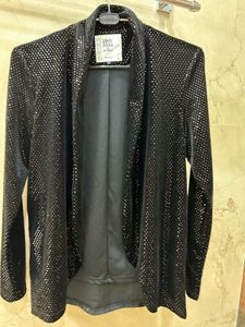 VERO MODA Sparkly Black Blazer
