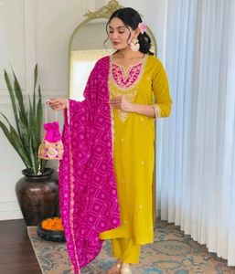 Embroidery Kurta Set