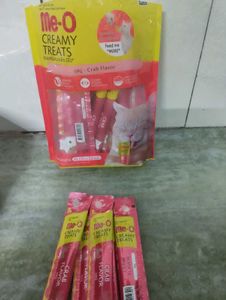 Me-O Creamy Treats Crab Flavor