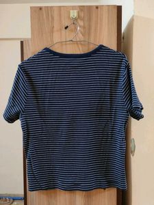 Striped Navy Blue T-Shirt