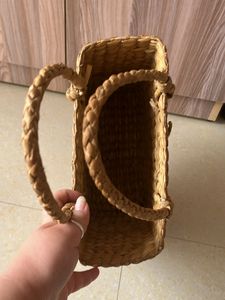 Cute Boho Basket Bag