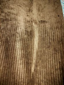 Browm Ribbed Trouser With Pockets