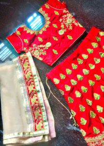 Red Lehanga Choli