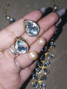 Pearl &amp; Crystal Necklace