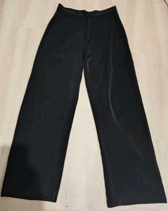Black Korean Wide Leg Pants