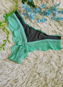 Mint Lace Thong