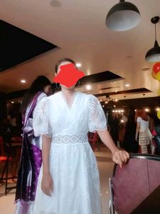 Designer White Gown❤️ Only 2 Times Use.