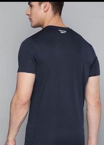 Reebok Men Navy Blue Prime Brand LogoPrint Sustai