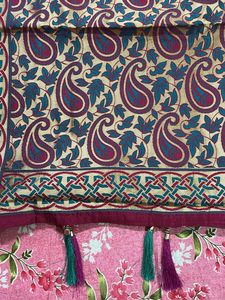 Elegant Maroon &amp; Gold Saree