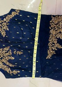 Heavy Quality Elegant Navy Blue Gown