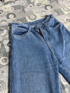 Wide Leg Denim Jeans