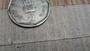 2 Rs 1990 Extra Metal Rare Coin