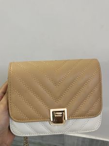 Beige And White Shoulder/Sling Bag