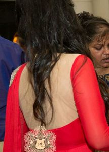 Custom Designed Red Gown