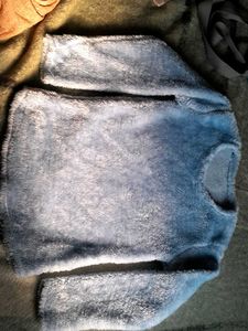 Blue Fuzzy Sweater
