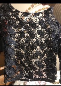 Grey Party Wear Top