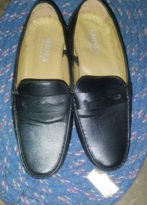 Shoes Collection Black Loafers One Time Wear