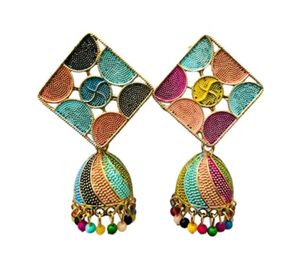 Colorful Jhumka Earrings