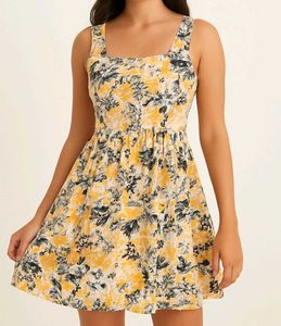Mini Dress With Cutout Back
