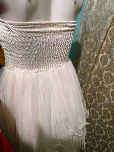 Cream Lace Party Dress