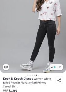Mickey Mouse Printed Casual Shirt