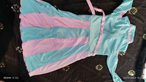 Blue And Pink Colour Dress For4-5 Years Baby Girl
