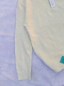 🫧Men&#39;s Cream Knit Pullover Sweater🫧