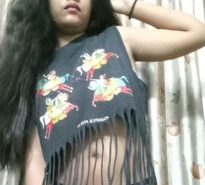 Stylish Black Summer Crop Top For Girls